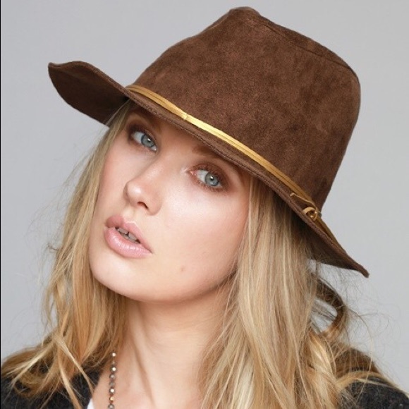 Stunning Panama faux suede hat - Picture 5 of 7